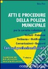 Atti e procedure della polizia municipale libro