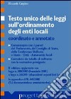 Testo Unico delle leggi sull'ordinamento degli enti locali. Coordinato e annotato libro