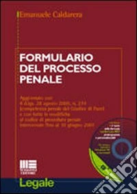 Formulario del processo penale libro