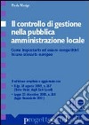 Il controllo di gestione nella pubblica amministrazione libro