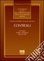 Controlli. Commenti al T.U. sull'ordinamento delle autonomie locali libro