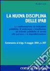 La nuova disciplina IPAB libro