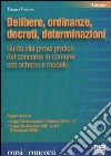 Delibere, ordinanze, decreti, determinazioni. Guida alla prova pratica del concorso in Comune con schemi e modelli libro