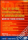 Test di diritto costituzionale e amministrativo libro