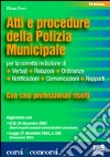 Atti e procedure della polizia municipale libro