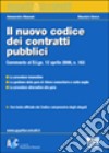 Il nuovo codice dei contratti pubblici libro