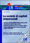 Le società di capitali unipersonali libro