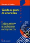 Guida ai piani di sicurezza libro