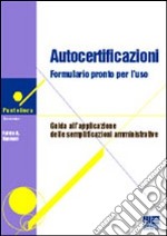 Autocertificazioni libro