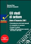 Gli studi di settore. Anno d'imposta 2001 libro