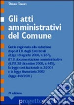 Gli atti amministrativi del comune