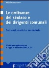 Le ordinanze del sindaco e dei dirigenti comunali libro