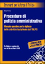 Procedure di polizia amministrativa libro