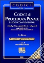 Codice di procedura penale e leggi complementari libro