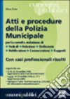 Atti e procedure della polizia municipale libro