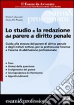 Lo studio e la redazione del parere di diritto penale