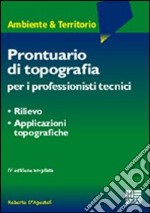 Prontuario di topografia libro