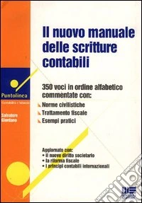 Il nuovo manuale delle scritture contabili libro