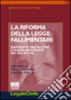 La riforma della legge fallimentare libro