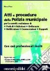 Atti e procedure della polizia municipale libro