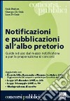 Notificazioni e pubblicazioni all'albo pretorio libro