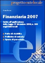 Finanziaria 2007 libro