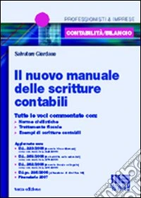 Il nuovo manuale delle scritture contabili libro