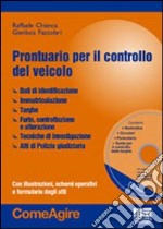 Prontuario per il controllo del veicolo libro