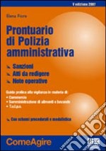 Prontuario di polizia amministrativa libro