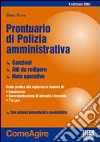 Prontuario di polizia amministrativa libro