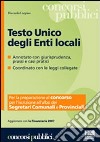 Testo Unico degli enti locali libro