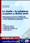 Lo studio e la redazione del parere di diritto civile libro