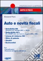 Auto e novità fiscali libro