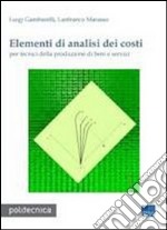 Elementi di analisi dei costi libro