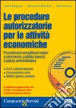 Le procedure autorizzatorie per le attività economiche libro