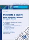 Invalidità e lavoro libro