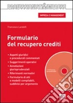 Formulario del recupero crediti libro