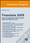 Finanziaria 2009 libro