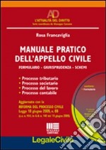 Manuale pratico dell'appello civile libro