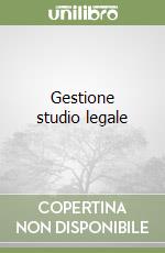 Gestione studio legale libro