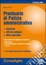 Prontuario di polizia amministrativa libro