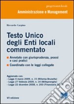 Testo unico degli enti locali commentato libro