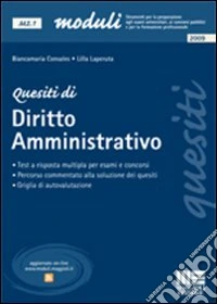 Quesiti di diritto amministrativo libro