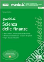 Quesiti di scienza delle finanze libro