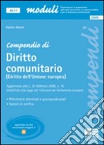 Compendio di diritto comunitario libro