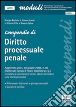 Compendio di diritto processuale penale libro