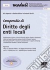 Compendio di diritto degli enti locali libro