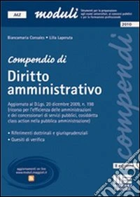 Compendio di diritto amministrativo libro