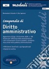 Compendio di diritto amministrativo libro