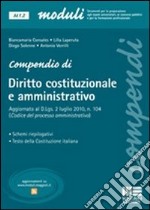 Compendio di diritto costituzionale e amministrativo libro